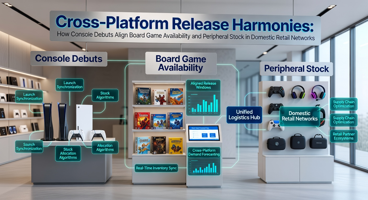 Retail shelves displaying aligned console games, board game editions, and gaming peripherals in a US store during a synchronized launch period